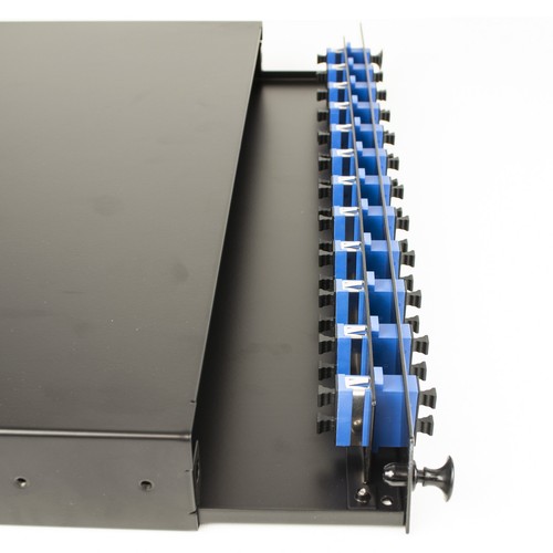 Fibre optic patch panel with - patch,