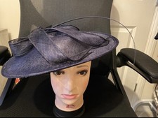 Brand new with tags- Hobbs London Ottillie Fascinator (One size Navy Blue)