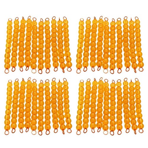 40pcs montessori ten bead - 40pcs,
