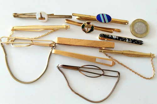 Tie clips clasps - tie, /