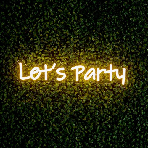 Neon led sign - light, lets