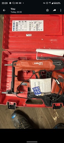 Hilti nail gun bx3 used - hilti,