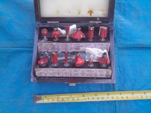Silverline router bit set - router,