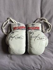 Lennox Lewis Signed Pair Of