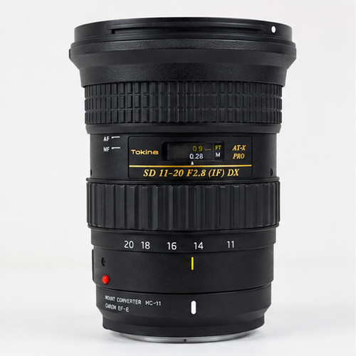 Tokina 20mm f2 8 - 11-20mm, pro