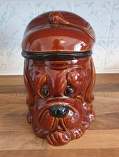 Vintage 1970s P&k Price & Kensington England Droopy Dog Biscuitd Jar 