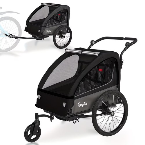 Kids bike trailer and - kids,