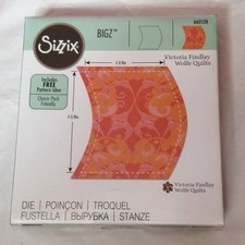 SIZZIX BIGZ VICTORIA FINDLAY WOLFE Quilts WAVE DIE. 660528. EXCELLENT CONDITION 