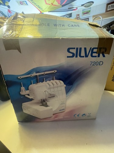Silver sewing machine