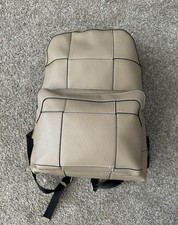 Zara Tan Faux Leather Backpack