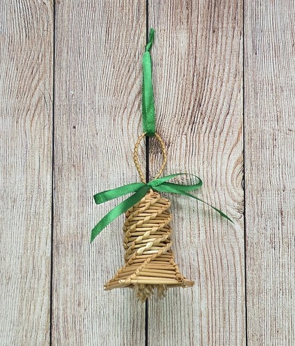 Handcrafted straw corn dolly - handcrafted,