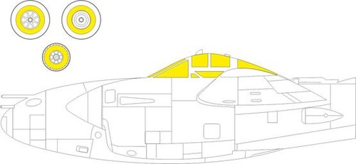 Eduard mask p 38j - eduard, 1/48