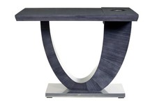 BESPOKE MODERN GREY SYCAMORE KAELO WINE BAR TABLE