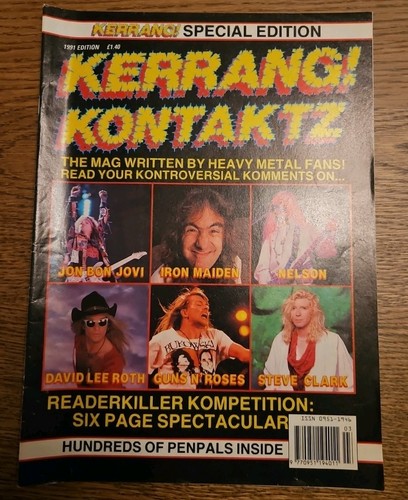 Kerrang kontaktz 1991 - kerrang,