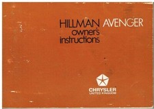 HILLMAN AVENGER 1250 1500