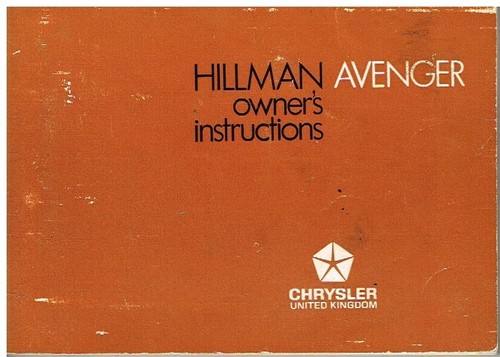 Hillman avenger 1250 1500 - 1250,