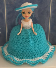 Handmade Crochet Doll Toilet