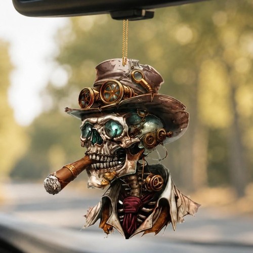 Steampunk skull acrylic - skull,