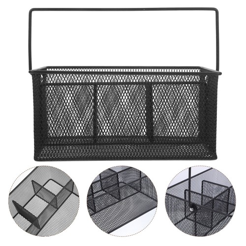 Sturdy black iron holder - iron,