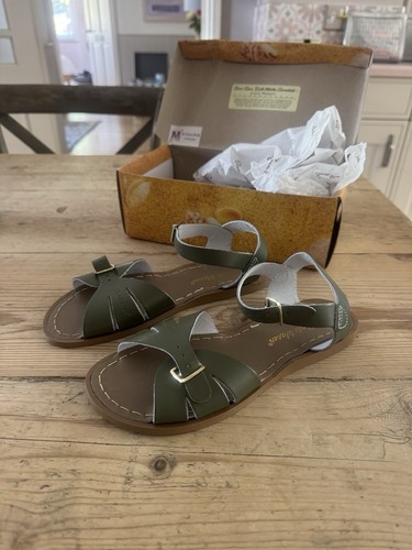 Saltwater sandals green uk4 - sandals,