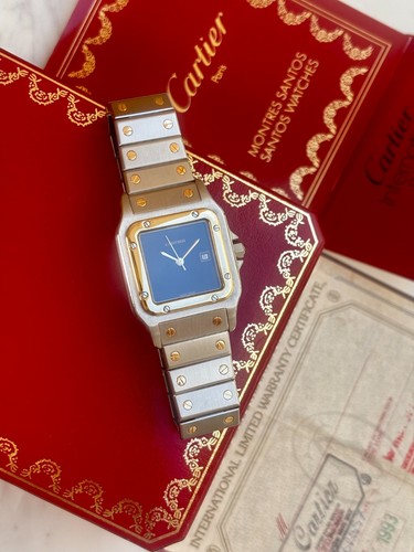 1993 cartier santos ref - ref, 2961