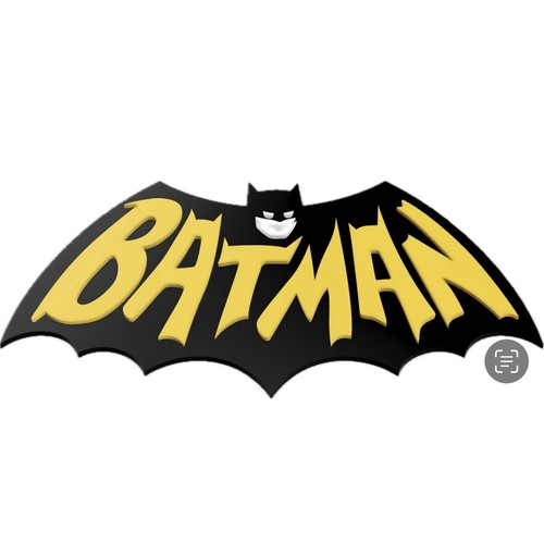 Decorative retro batman - decorative,