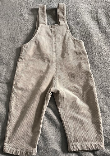 Tan corduroy overalls - corduroy,
