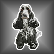 English cocker spaniel sticker