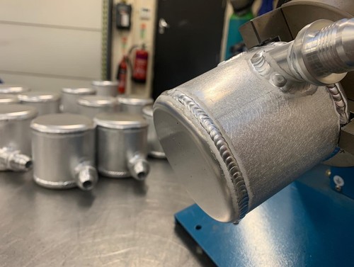 Aluminium fabrication tank end - aluminium,