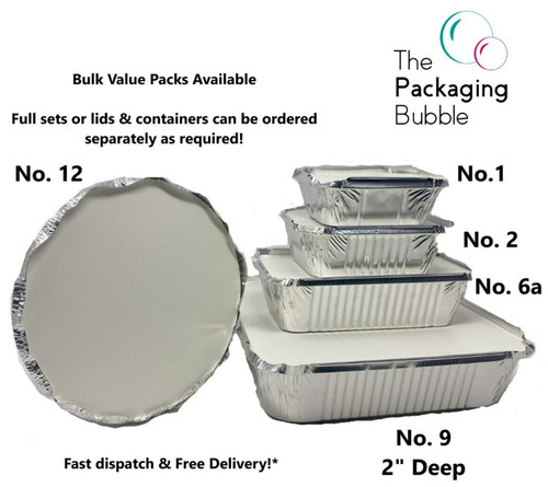 Aluminium foil food - food, containers