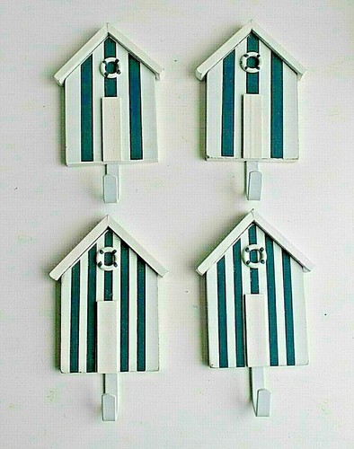 Blue white striped wall - &,