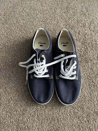 Men clarks navy - clarks, canvas