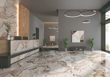 Unique Marble Effect Grey/