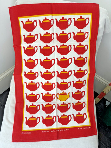 Vintage irish linen - linen, tea