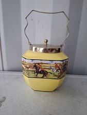 Yellow Ceramic Biscuit Barrel