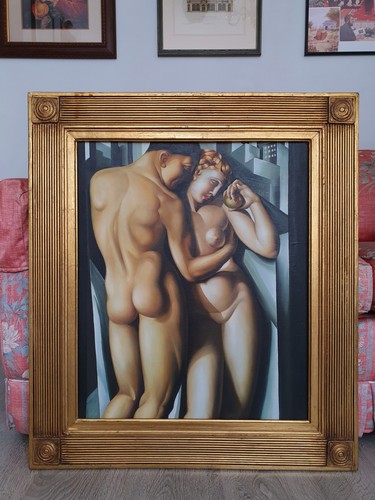 Adam and eve oil painting - eve,