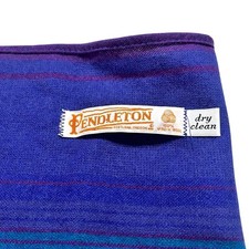 Vtg Pendleton Made in USA Blue