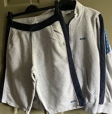 Hugo Boss Boys grey shorts and