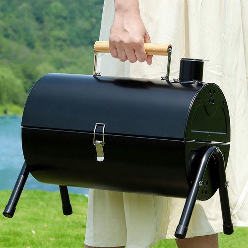 Bbq portable barrel barbecue - barrel,
