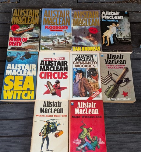 Job lot alistair maclean - x,