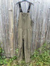 Korda Polar Salopettes Olive Green XL Extra Large Free P+P Carp Clothing