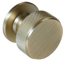 Eclipse KNURLED Cabinet Cupboard T Bar Handles & Pull Knobs in ANTIQUE BRASS