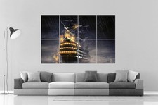 Pirate Ship Wall Poster A0