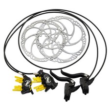 Magura MT5 4-Piston Post Mount Hydraulic Disc Brake w/180&203mm Rotor (F+R)