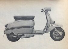 LAMBRETTA GRAND PRIX 125cc ORIGINAL 1970 ROAD IMPRESSIONS TEST 2 PAGES