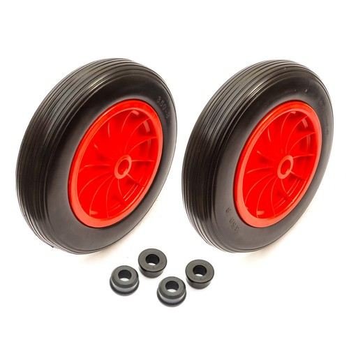 Wheel solid flat - 3.50-8,