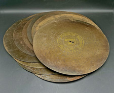 Antique Symphonion Music Box Discs Bundle 13 5/8'' Metal Records x 10 (Lot 2)