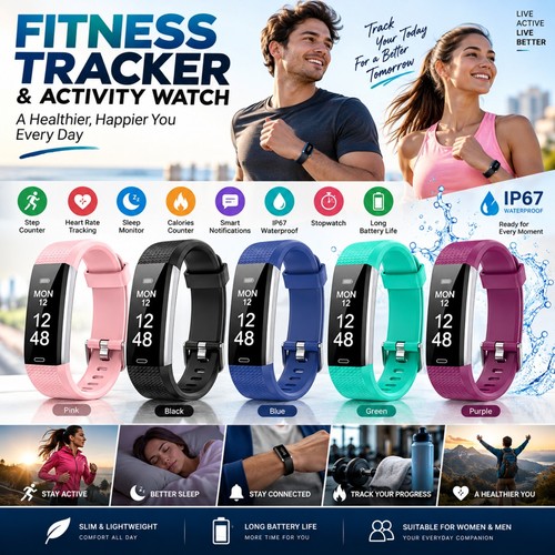 Fitness tracker amoled - tracker,