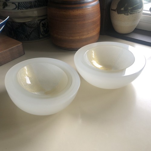 Pair shiavon murano glass - pair,