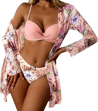 3 Piece High Waist Bikini